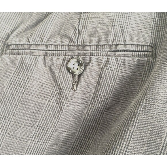 Dockers Men’s Signature Charcoal Pattern Flat Front Pants 33x32 - Picture 6 of 10